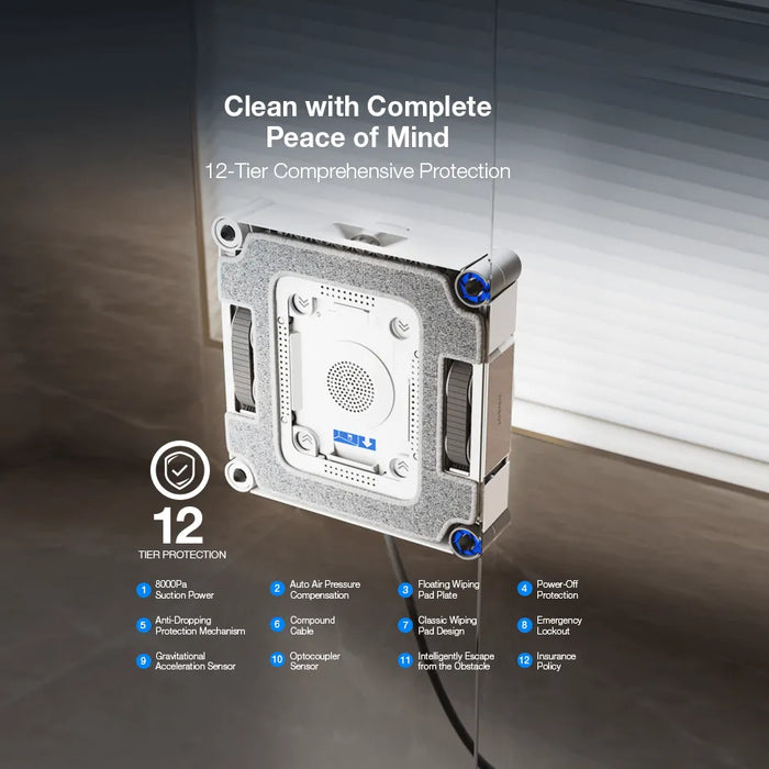 ECOVACS WINBOT W3 Pro Omni Robotic Window Cleaner.