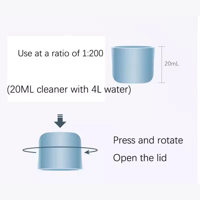 Roborock F25 Ace Pro-Foam Floor Cleaning Solution 1L