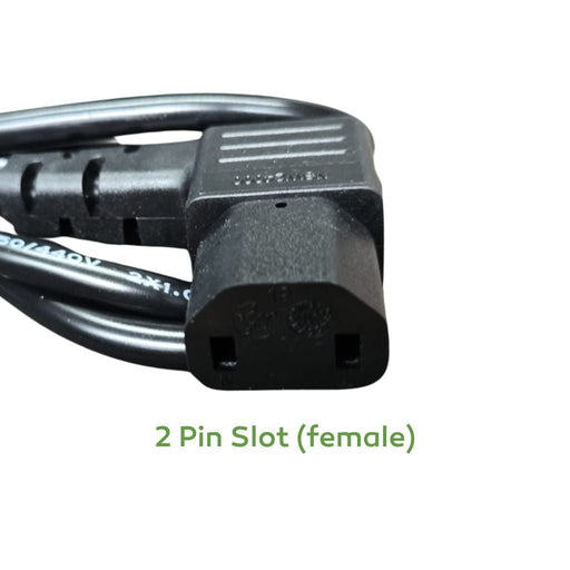 Ecovacs Power Cord (2 Pin, C17) - Robot Specialist - Adapter