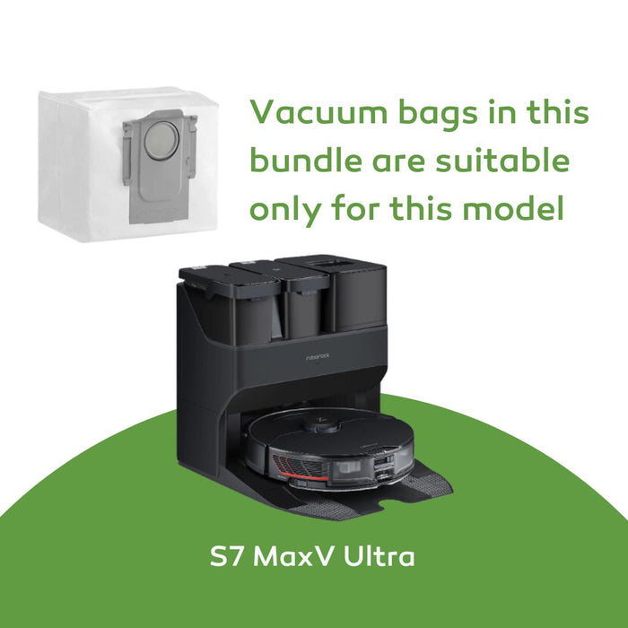 Roborock S7 MaxV Ultra Accessory Black Mega Bundle (Genuine)