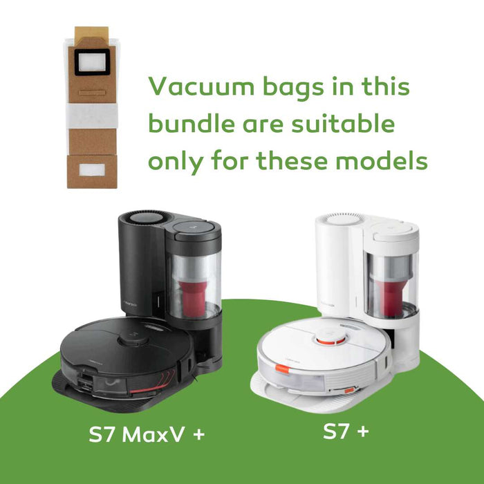 Roborock S7+/S7 MaxV+ Accessory White Mega Bundle (Genuine)