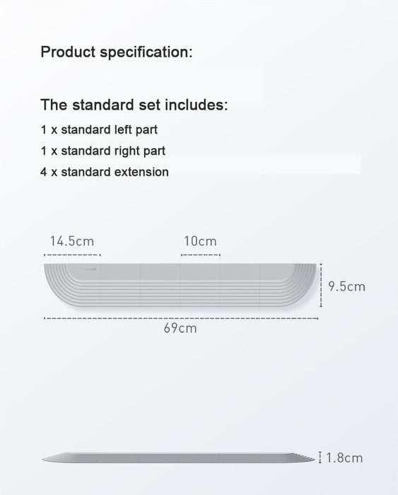 Roborock Branded Ramp - 1.8cm Clearance Suitable for ALL Robotic Vacuum Cleaners - Robot Specialist