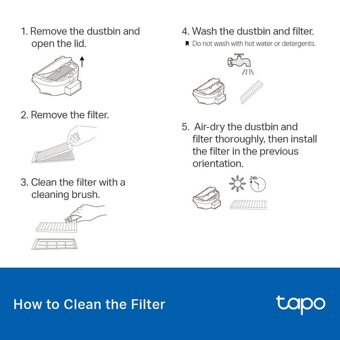 Tapo Robot Vacuum Replacement Kit for RV30/RV30 Plus - Robot Specialist - Accessories