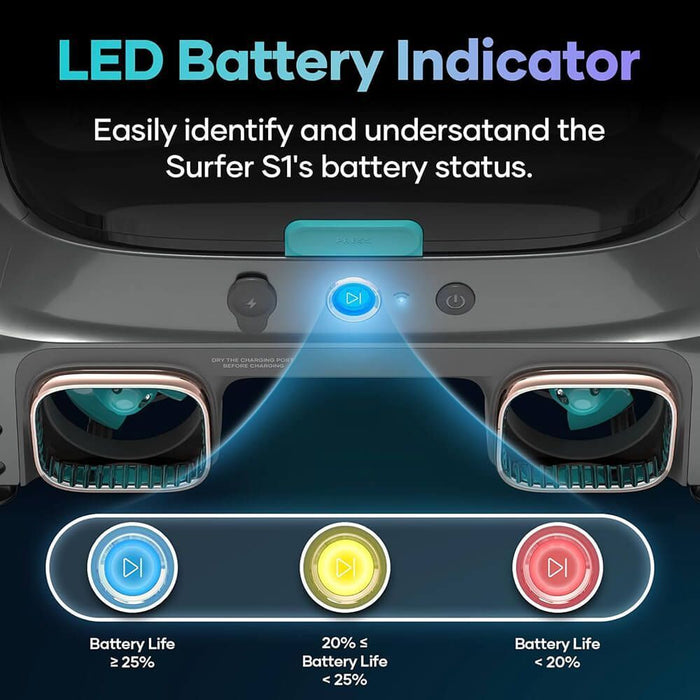 Aiper Surfer S1 Cordless Robotic Pool Skimmer