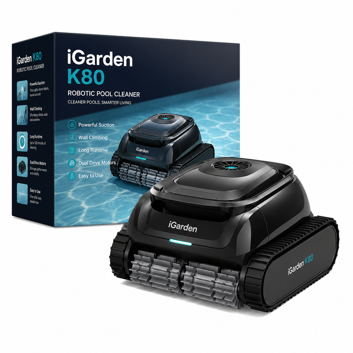 iGarden K80 Cordless Robotic Pool Cleaner for Effortless Maintenance - Robot Specialist