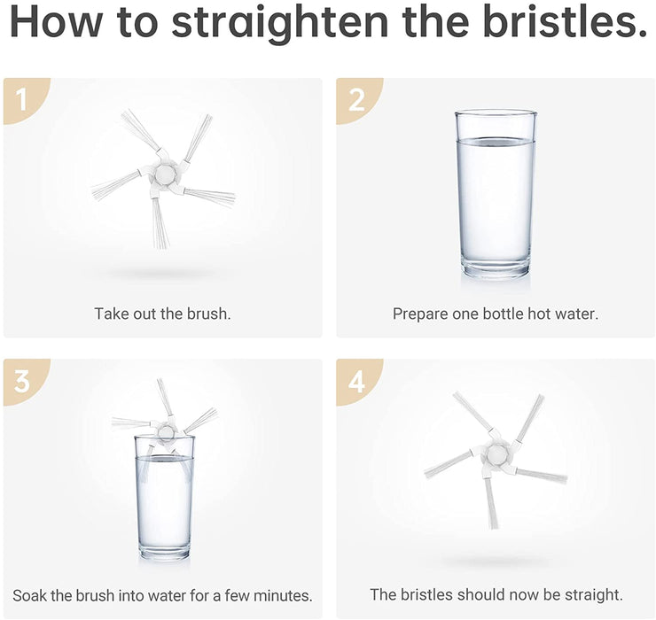 Dreame W10 Side Brushes (Genuine) (2 Brushes) - Robot Specialist - Parts