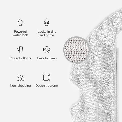 Dreame D10 Plus Mop Pads (Genuine) (2 Mop Pads) - Robot Specialist