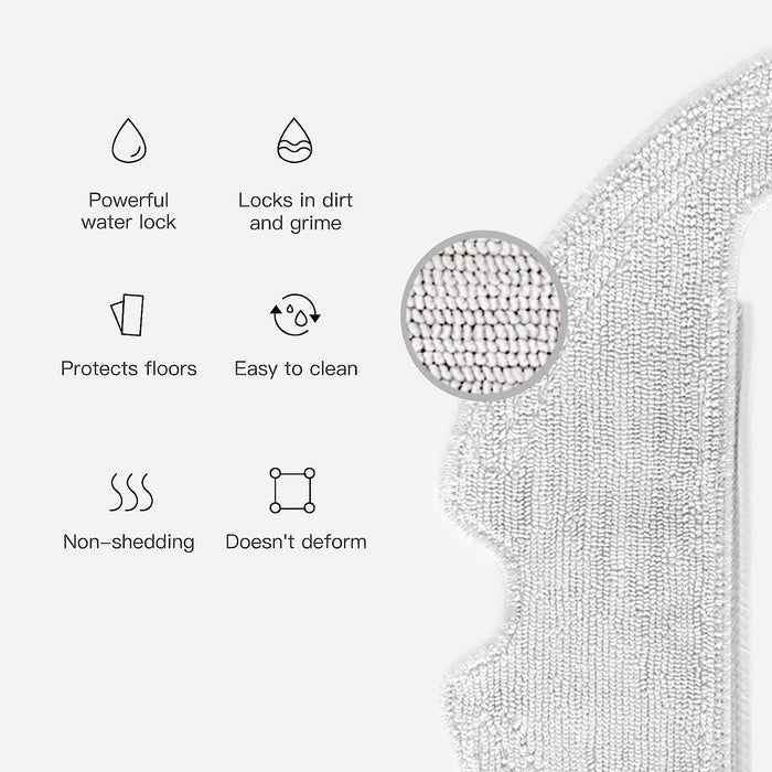 Dreame D10 Plus Mop Pads (Genuine) (2 Mop Pads) - Robot Specialist